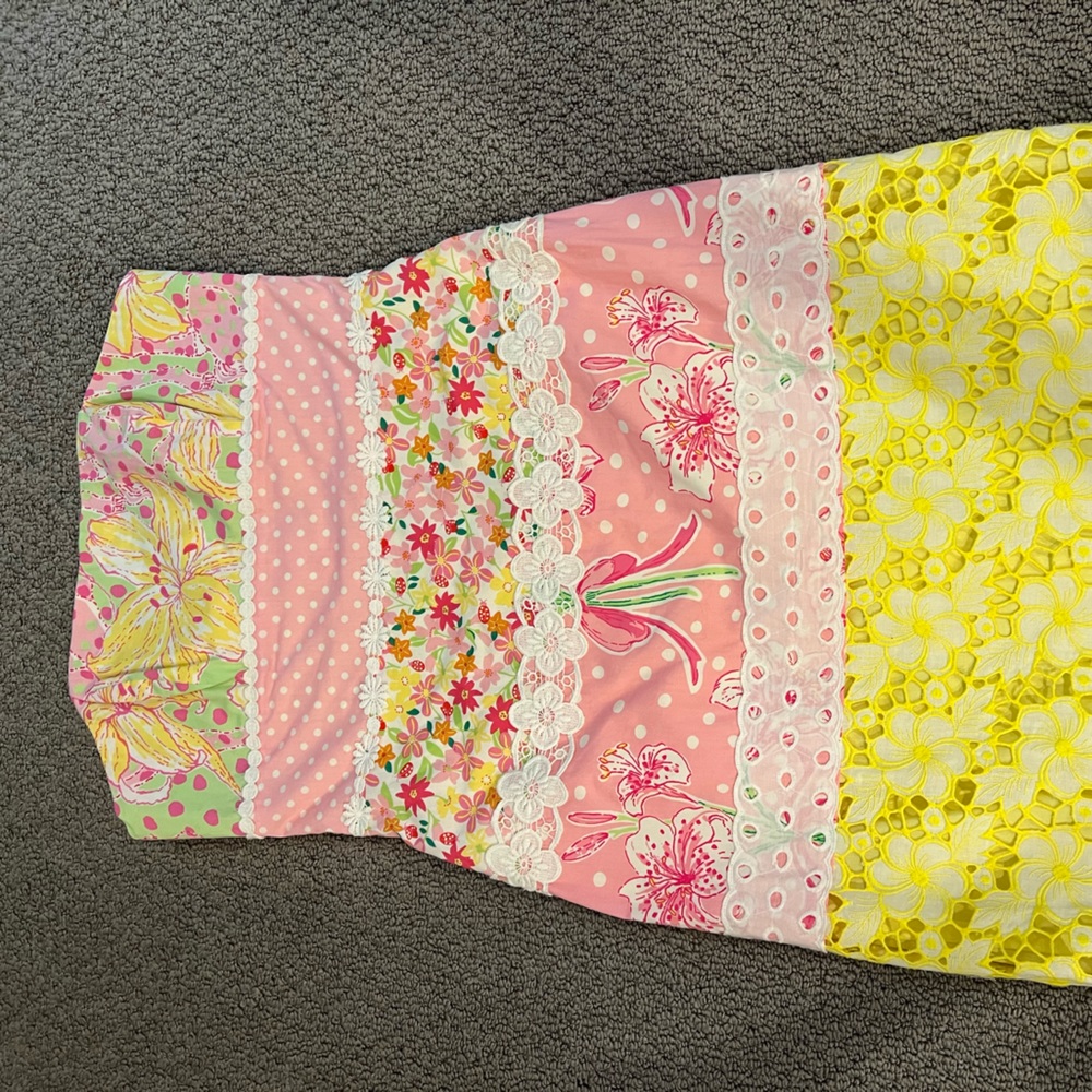 Lilly Pulitzer strapless dress size 8